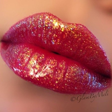 Sparkly Lip | Lip art, Lip art makeup, Lipstick