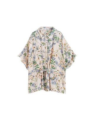 Violeta BY MANGO Floral print blouse