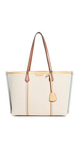 Tory Burch Perry Canvas Triple Compartment Tote | SHOPBOP