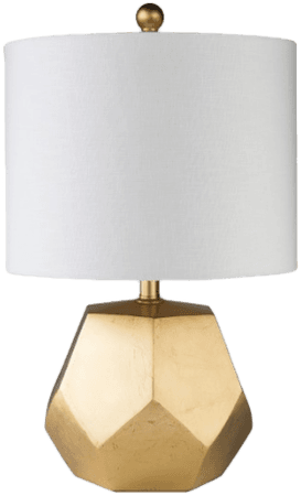 Tetra Table Lamp, Gold | Decorist