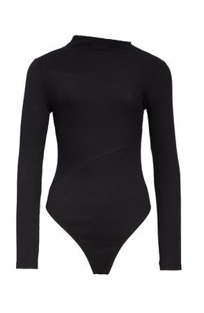 AllSaints Gia Seamed Ribbed Bodysuit | Nordstrom