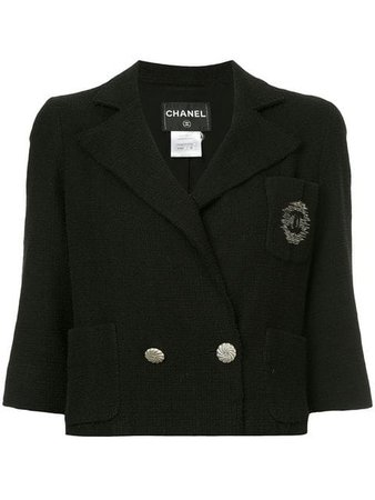 Chanel Vintage Double Breasted Jacket - Farfetch