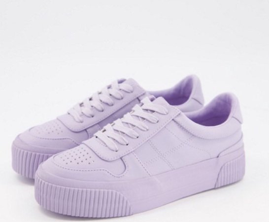 purple ASOS shoes