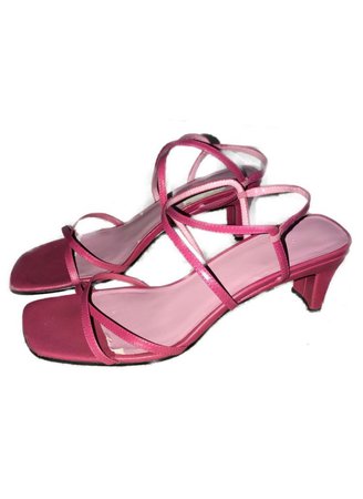 Y2k pink heels shoe