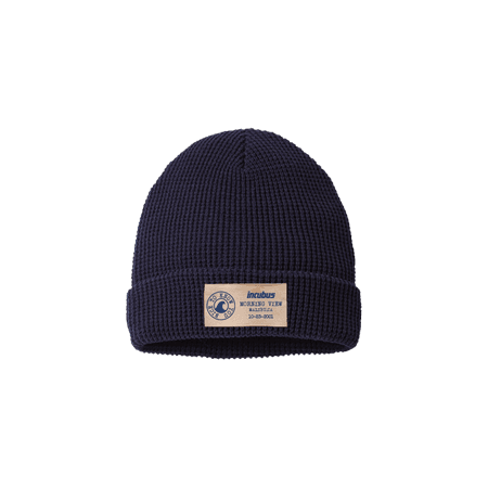 Woven Label Beanie Navy | Incubus Store
