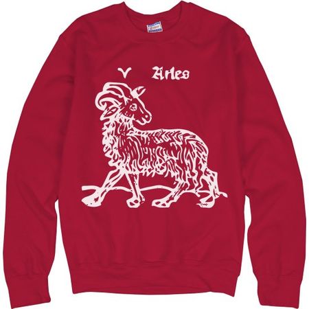 Vintage Aries Unisex Ultimate Cotton Crewneck Sweatshirt
