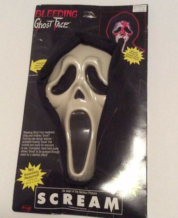 Vintage SCREAM Fun World 1997 Never Opened Bleeding Ghost Face Mask | eBay
