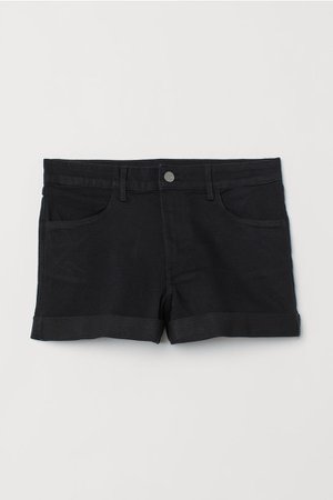 Denim shorts - Black - | H&M GB