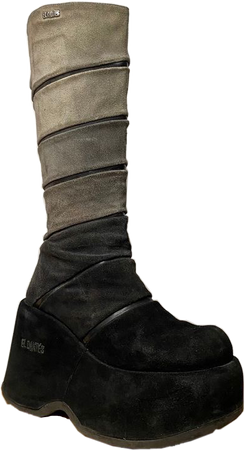 grey gradient boot