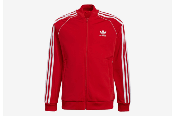 red adidas jacket