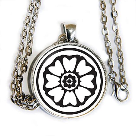 atla white lotus necklace