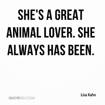 Animal Lover Quote