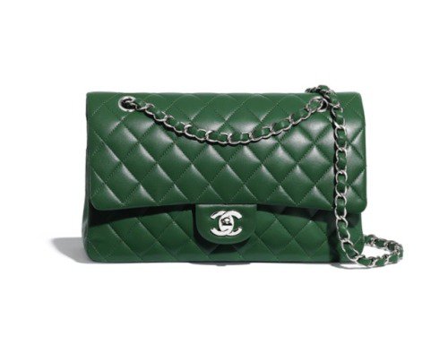 green Chanel purse