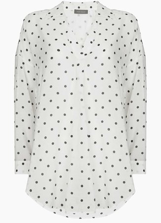 Polka Dot Oversized Shirt