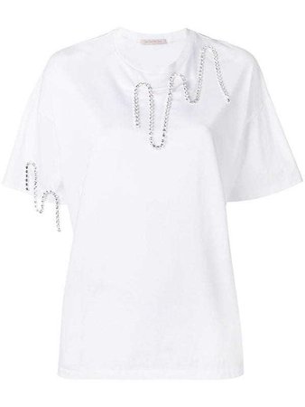 squiggle cupchain t-shirt white