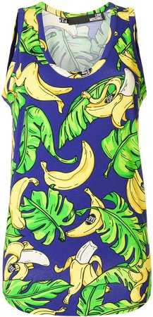 banana print tank top