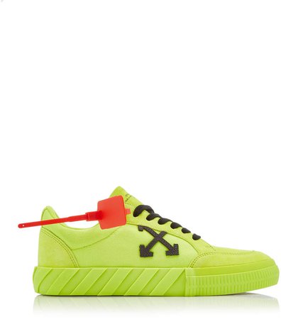 Off White C/O Virgil Abloh Leather And Canvas Sneakers