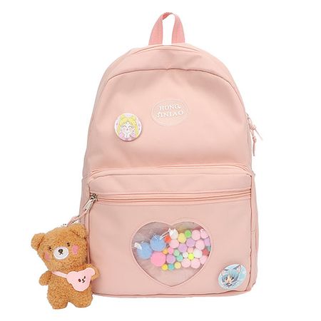 Nylon School Backpack for Girls Laptop Bag Travel Bag Bookbag Daypack - Walmart.com