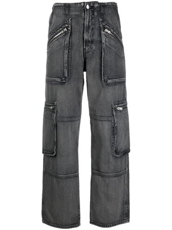 AMIRI high-rise straight-leg Jeans - Farfetch
