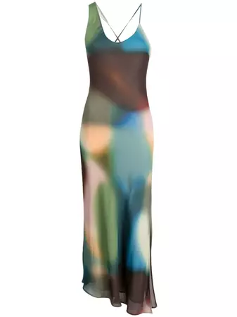 Reformation graphic-print Sleeveless Dress - Farfetch