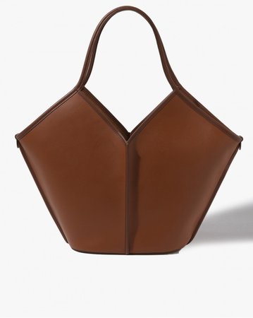 Calella Leather Bag in Tan