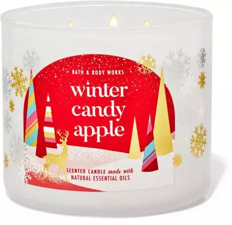 Winter Candy Apple 3-Wick Scented Candles - Bath & Body Works