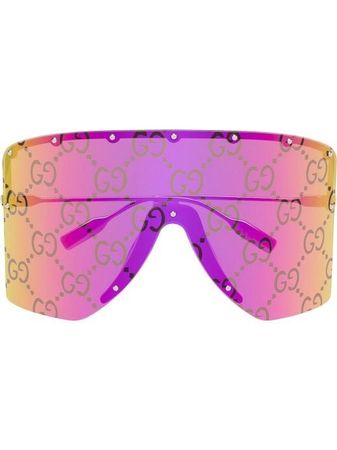 Gucci Eyewear GG1244S mask-frame Sunglasses - Farfetch