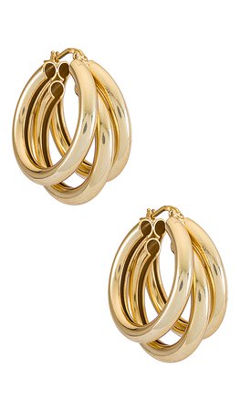 Electric Picks Jewelry Nirvana Earrings in Gold | REVOLVE