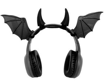 Bat Wings Headset Attachments & Cosplay Props. Twitch Streamer - Etsy