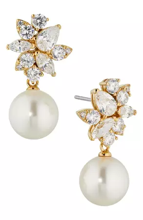 Nadri Chiara Imitation Pearl Drop Earrings | Nordstrom