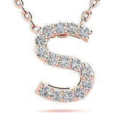 s necklace rose gold - Google Search