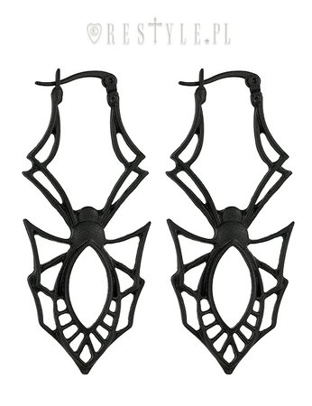 Black gothic SPIDER EARRINGS | \ JEWELLERY \ Earrings | Restyle.pl