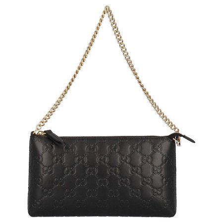 Gucci Women Shoulder bags Black Leather For Sale at 1stDibs