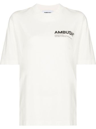 AMBUSH logo-print Oversized T-shirt - Farfetch