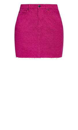 Shop Women's Plus Size Plus Size Cute Mini Skirt - raspberry