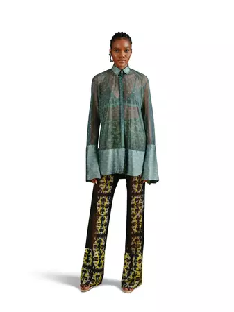 Lisa Folawiyo Mesh Mini Shirt Dress – Industrie Africa