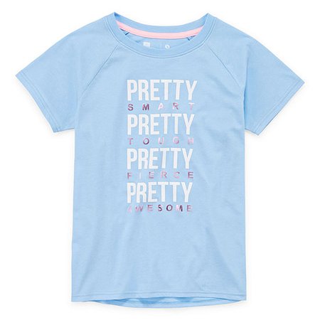 Xersion Girls Round Neck Short Sleeve Graphic T-Shirt - Preschool / Big Kid - JCPenney