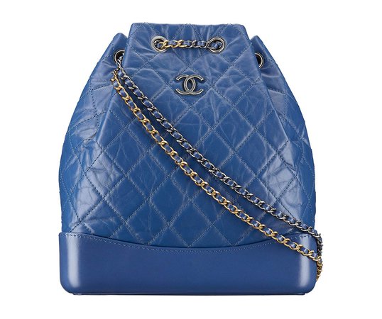 Chanel Gabrielle Backpack Blue