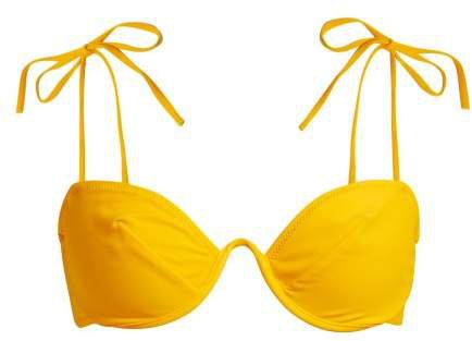 Myriam Curved Underwire Bikini Top - Womens - Yellow