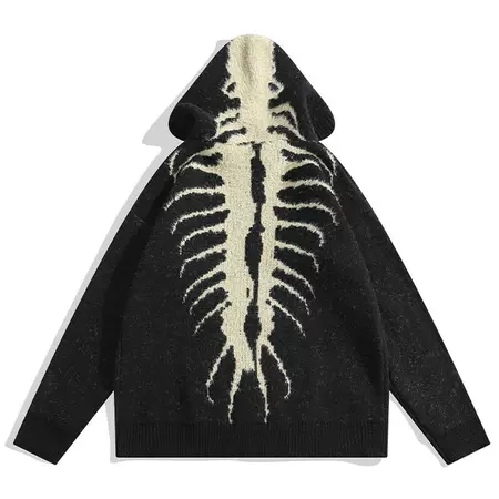 Centipede Knit Hoodie | Aesthetic Outfits - BOOGZEL – Boogzel Clothing