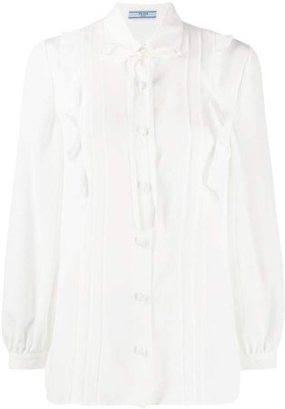 pleated detail shirt