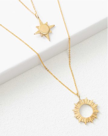 Starburst Necklace Set