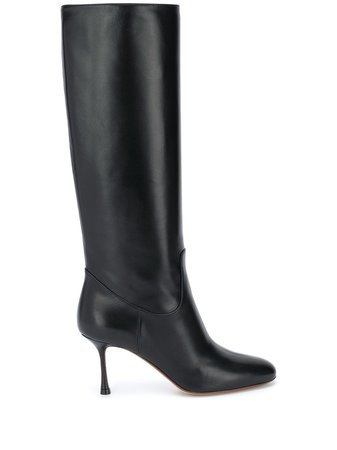 Francesco Russo knee-length leather boots black FR35042A12040 - Farfetch