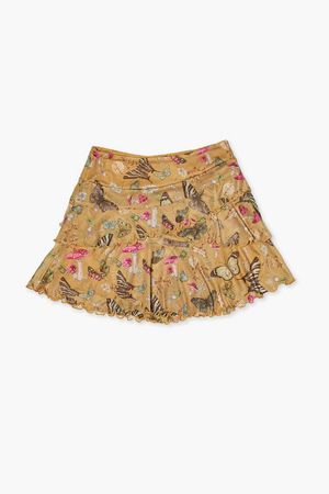 Girls Butterfly Print Skirt (Kids)
