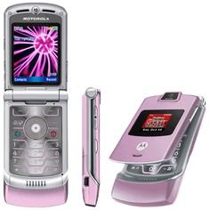 Motorola Razr V3m Pink Used Verizon Flip Cell Phone