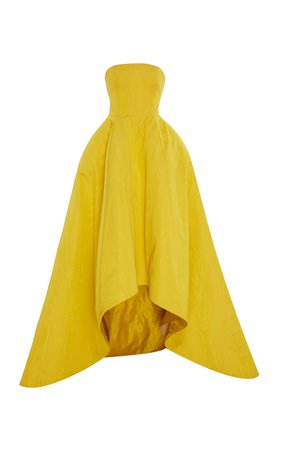 large_oscar-de-la-renta-yellow-strapless-high-low-ball-gown.jpg (1598×2560)