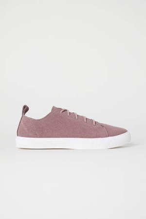 Suede Sneakers - Pink