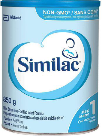 Similac Step 1 Non-GMO Baby Formula Powder, Newborn Formula, 0+ Months, 850 grams