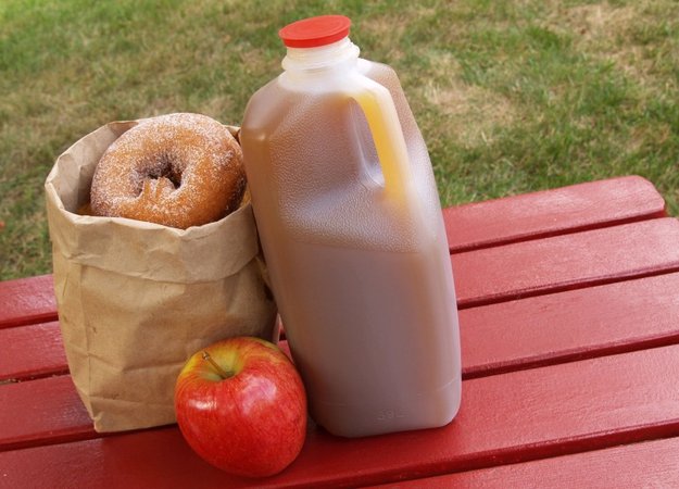 apple cider and donuts