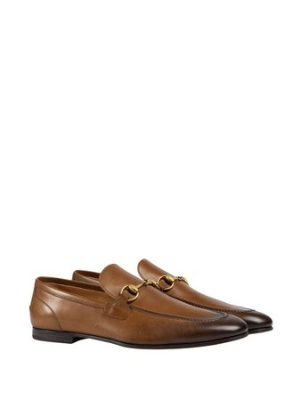 Gucci Gucci Jordaan leather loafer - FARFETCH